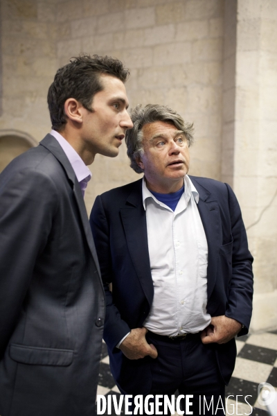 Gilbert COLLARD et Julien SANCHEZ FN Gard  Meeting législatives à Beaucaire