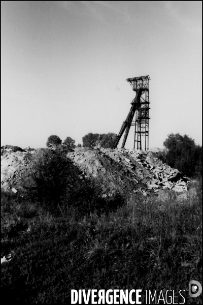 L ancien bassin minier du Nord-Pas-de-Calais classé au patrimoine mondial de l UNESCO. Anciens puits de mines de la région, 2002.