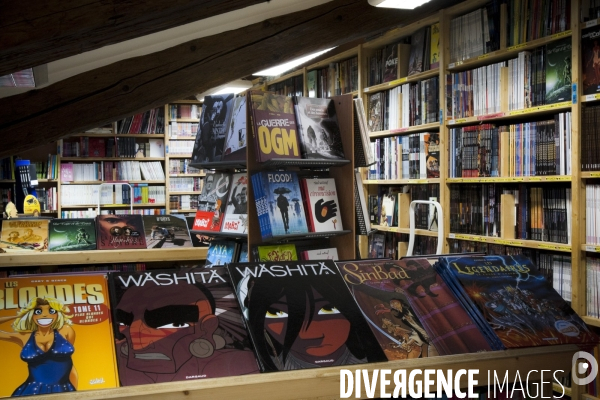 La librairie Le Bleuet, un labyrinthe chaleureux.