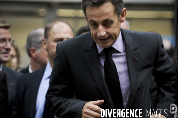 Nicolas Sarkozy à l usine Smart