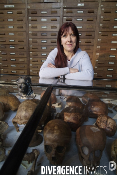 Marylene Patou-Mathis paleoanthropologue, specialiste de l homme de Neandertal et conseillere scientifique sur le film  AO, le dernier Neandertal 