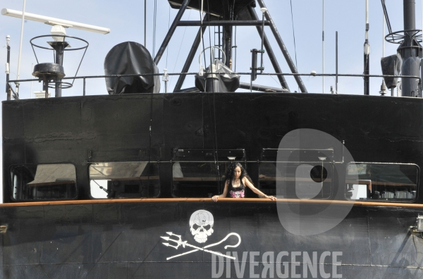 Lamya Essemlali, présidente pour la France de Sea Shepherd