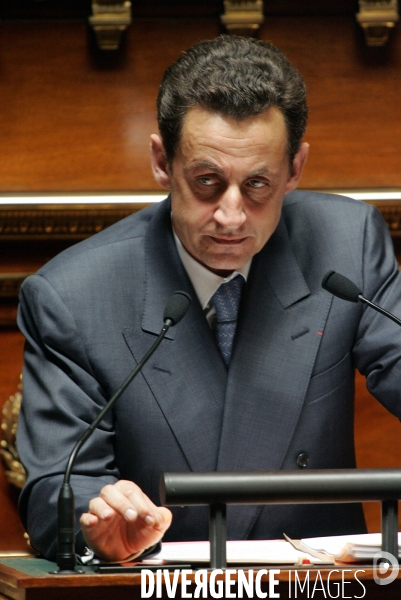 Nicolas SARKOZY au Sénat.