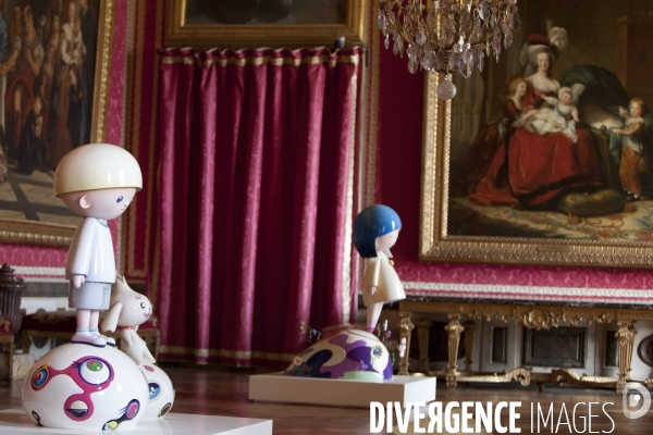 Exposition Murakami dans les salles du chateau de Versailles
