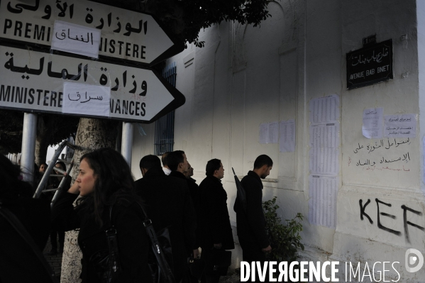 Nouvelle occupation de la kasbah de tunis