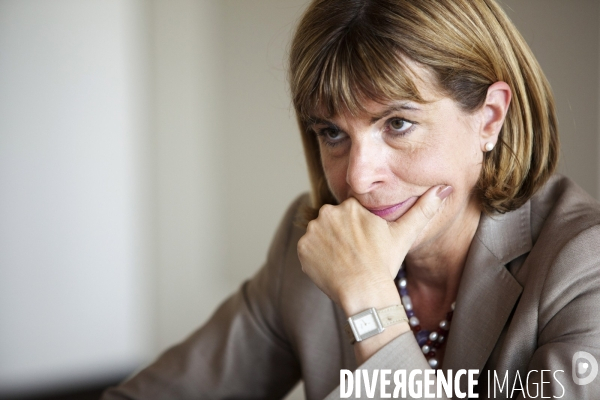 Interview d Anne Lauvergeon, Ex-Présidente d AREVA, dans son bureau du siège de la compagnie.