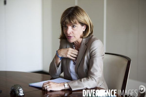 Interview d Anne Lauvergeon, Ex-Présidente d AREVA, dans son bureau du siège de la compagnie.