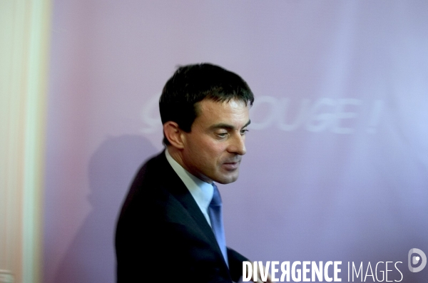 Conférence de presse de Manuel Valls.