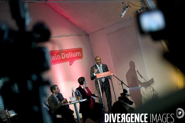 Alain Dolium lance la campagne du MoDem en Ile-de-France.