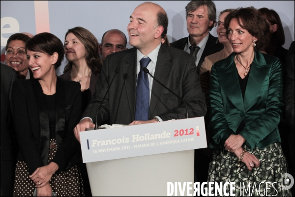 Annonce de l Equipe de Campagne de François Hollande
