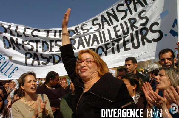 Marseille manifestation des sans papiers