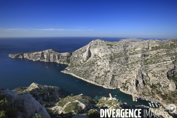 Parc National des Calanques. Marseille, Cassis et La Ciotat