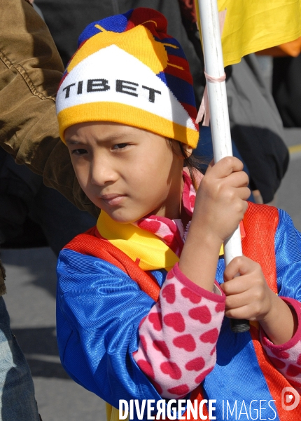 Manifestation pour le tibet