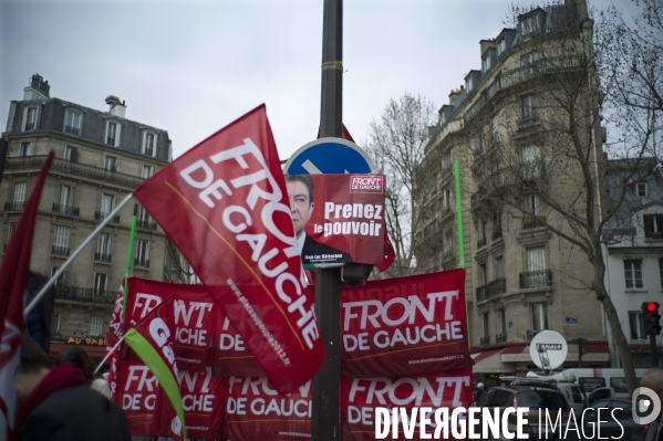 Manifestation contre l austerite a paris