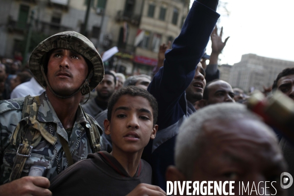 4eme journee de mobilisation au caire contre le president hosni moubarak, au pouvoir depuis 30 ans.