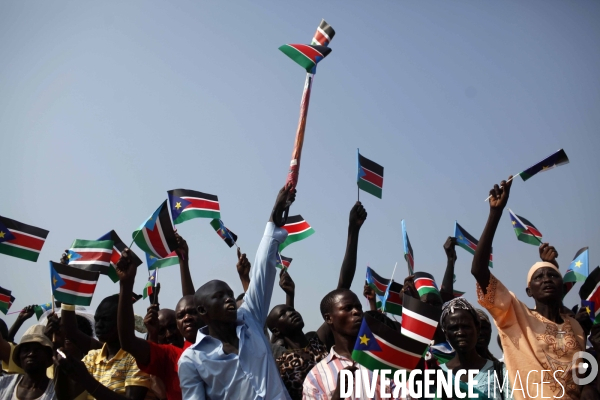 Celebration officielle, dans la capitale juba, de l independance du sud soudan.