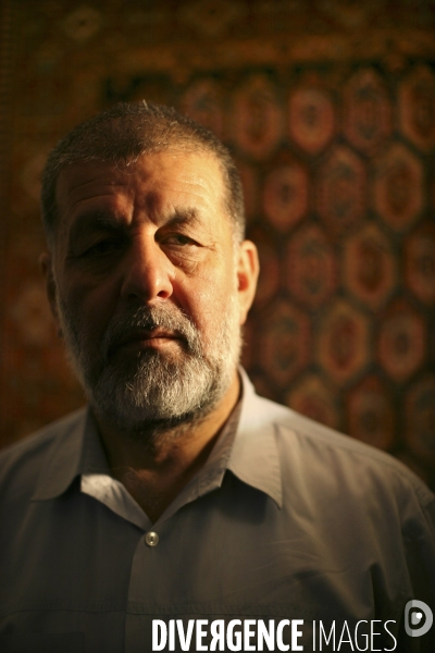 Portrait de amin wardak, ancien chef moudjahid, refugie en france depuis 1995.