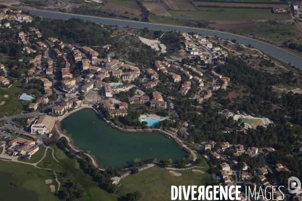 Vue aérienne du pays d Aix