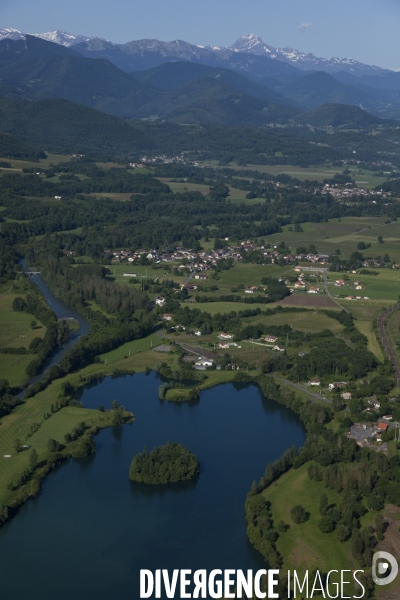 Vue aérienne de Haute-Garonne