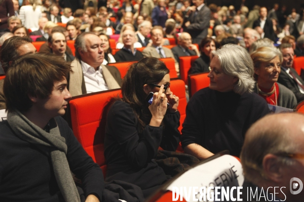 Meeting de François FILLON à Paris dans le cadre de la campagne pour la présidence de l UMP