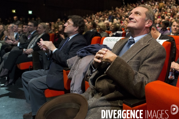 Meeting de Francois Fillon, au Palais des Congres.
