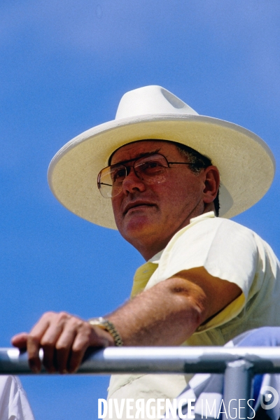 JR est décédé. Larry Hagman acteur dans la série télévisée Dallas des années 1980.