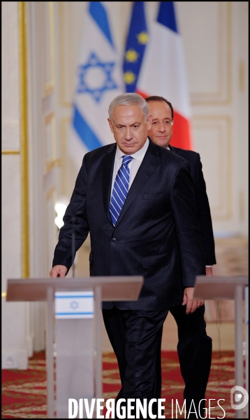 François Hollande et Benjamin Netanyahu