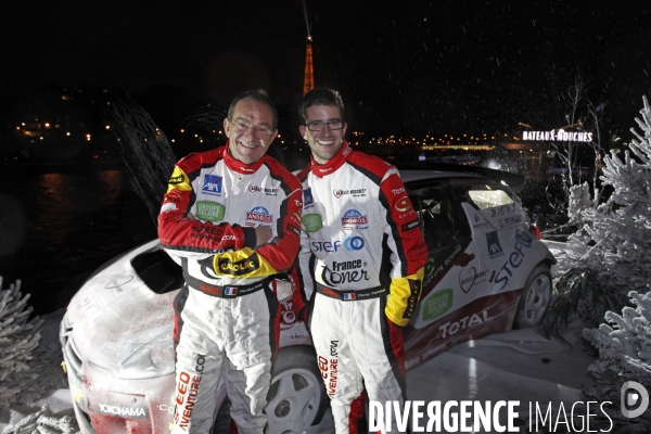 Olivier et Jean-Pierre PERNAUT avec une DS3 CITROEN au Trophée Andros2012/2013.