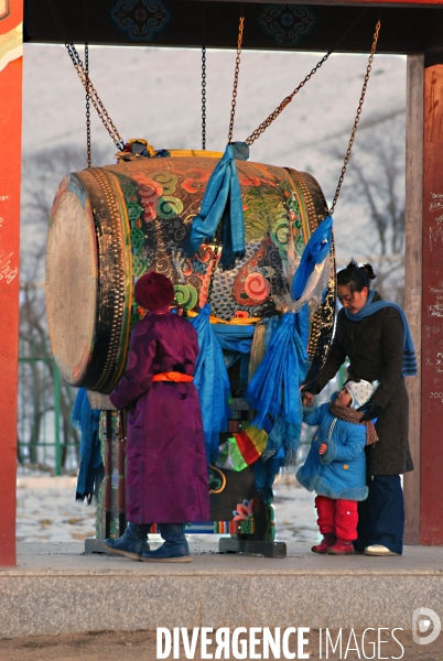 La MONGOLIE en hiver.