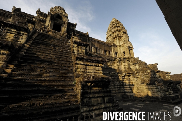 Illustration au temple d Angkor et à Siem Reap
