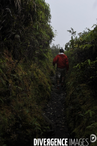 Randonnée au volcan de la Soufrière, Guadeloupe