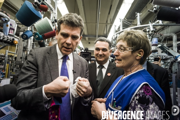 Arnaud MONTEBOURG visite Le Made in France