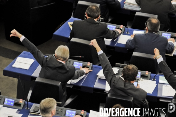 Parlement Europeen, vote du Buget de l EU