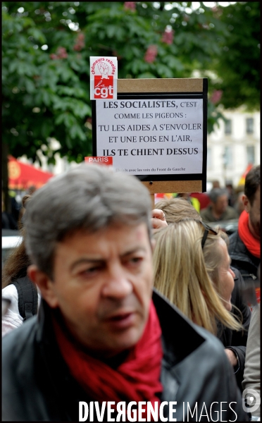 Jean Luc Melenchon et le parti socialiste