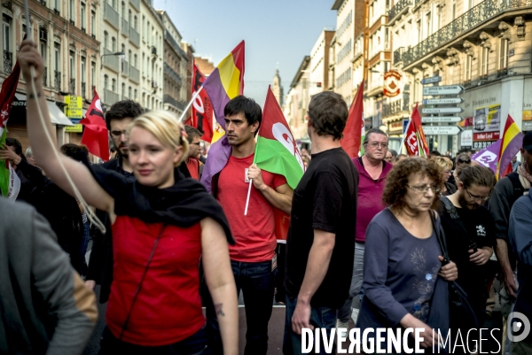 Manifestation en hommage au militant anti-fasciste Clément Méric
