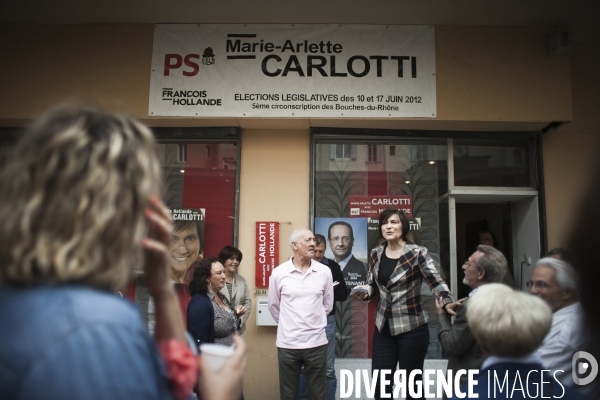 La ministre Marie Arlette Carlotti en campagne