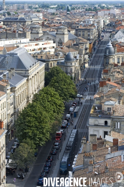 Des tramways et des villes.Tramway de Bordeaux cours Pasteur