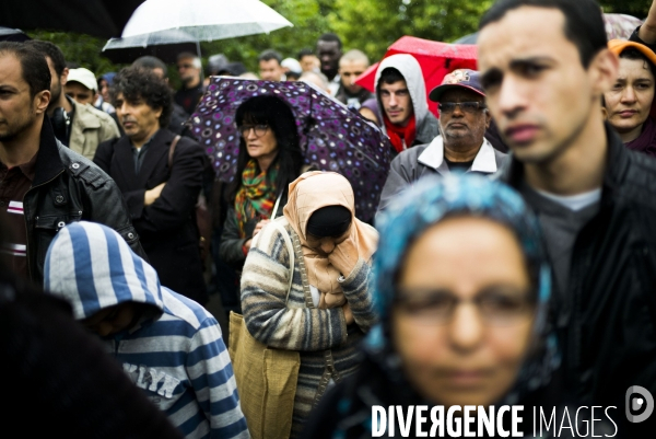 Argenteuil : Rassemblement contre l islamophobie.