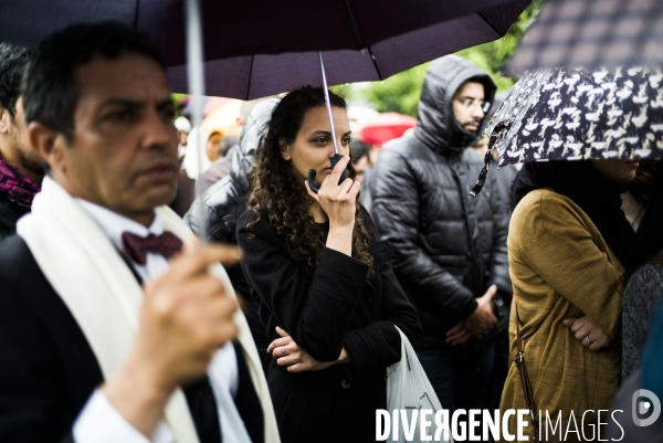 Argenteuil : Rassemblement contre l islamophobie.