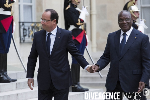 Elysee : Hollande recoit IBK