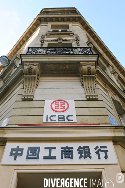 Economie - illustration.L  Industrial and Commerce Bank of China ouvre sa premiére agence en France a Paris
