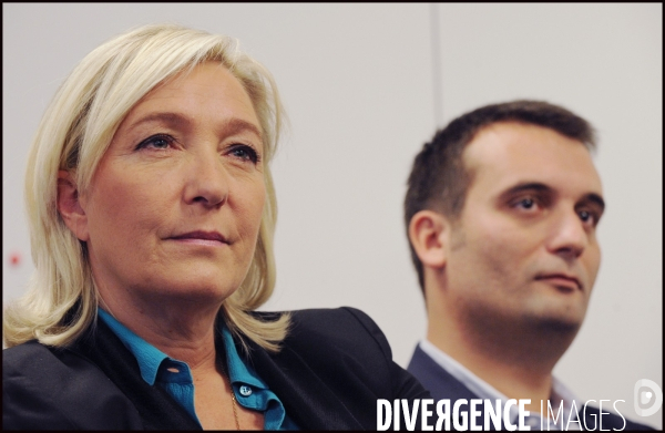 Marine Le Pen avec Florian Philippot