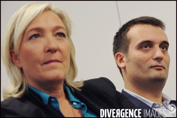 Marine Le Pen avec Florian Philippot