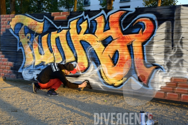 Graffitis sur cellophane