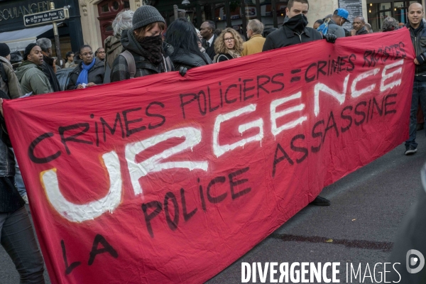 Manifestation anti-raciste à Paris
