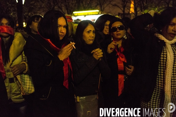 Rassemblement de prostitué(e)s, Paris