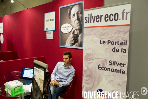 Illustration Decembre 2013.Silver Economy Expo, le premier salon de l économie du vieillissement