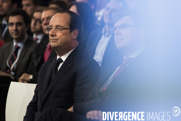 Francois Hollande, lancement du Concours mondial d innovation.