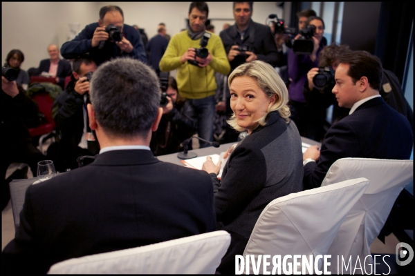 Marine Le Pen avec Aymeric Chauprade