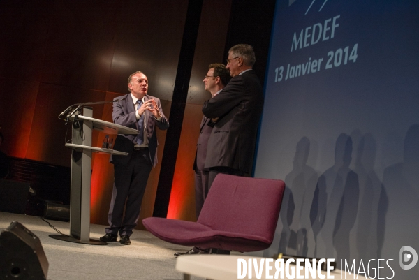 Medef Nord : passation de pouvoir en présence de Pierre Gattaz